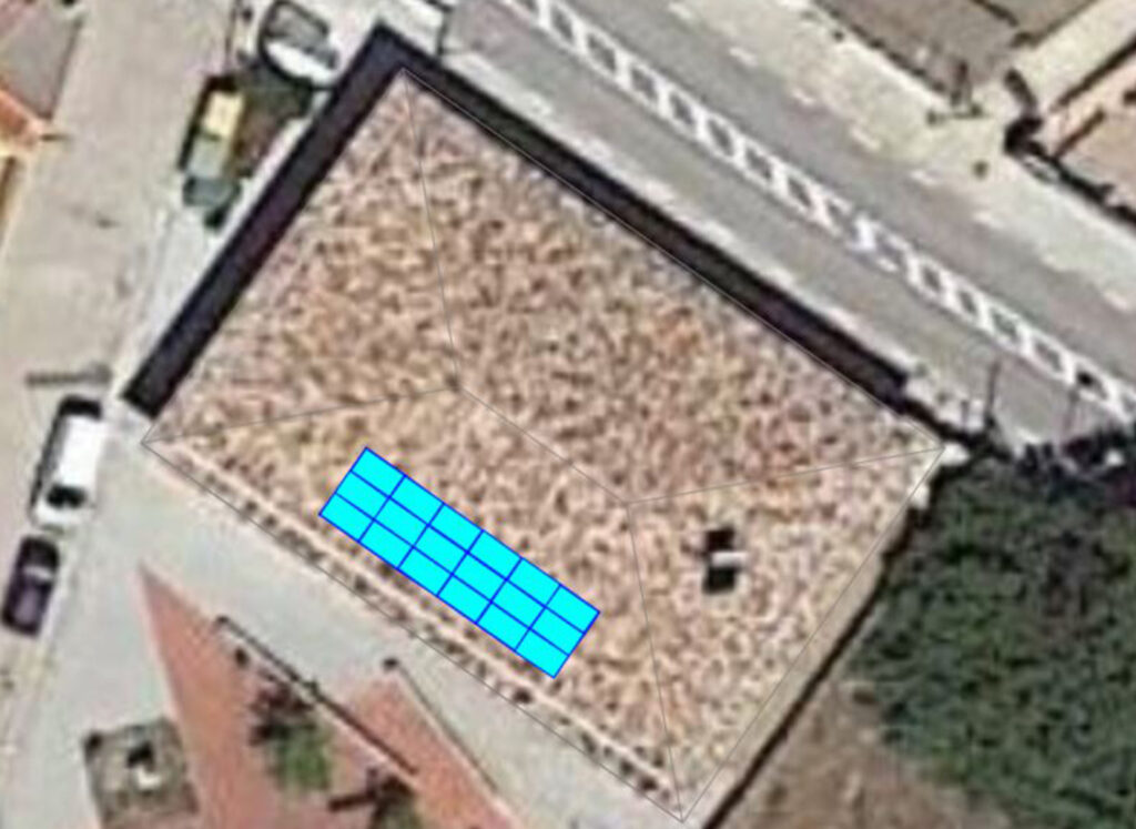 Instalación fotovoltaica Centro Cívico Sant Marçal Ajuntament Castellet i La Gornal