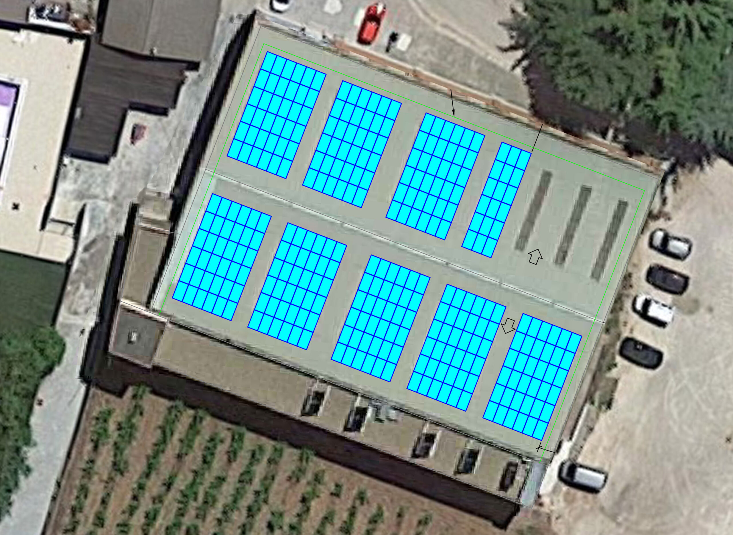 Proyecto ejecutivo de una instalación solar fotovoltaica para autoconsumo colectivo en el Ayuntamiento de Mediona